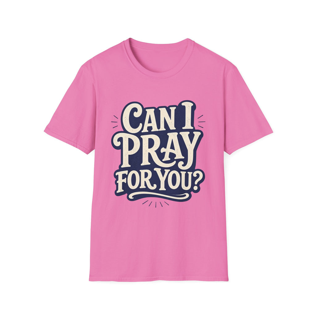 Can I Pray for You Bubble Letter T-Shirt