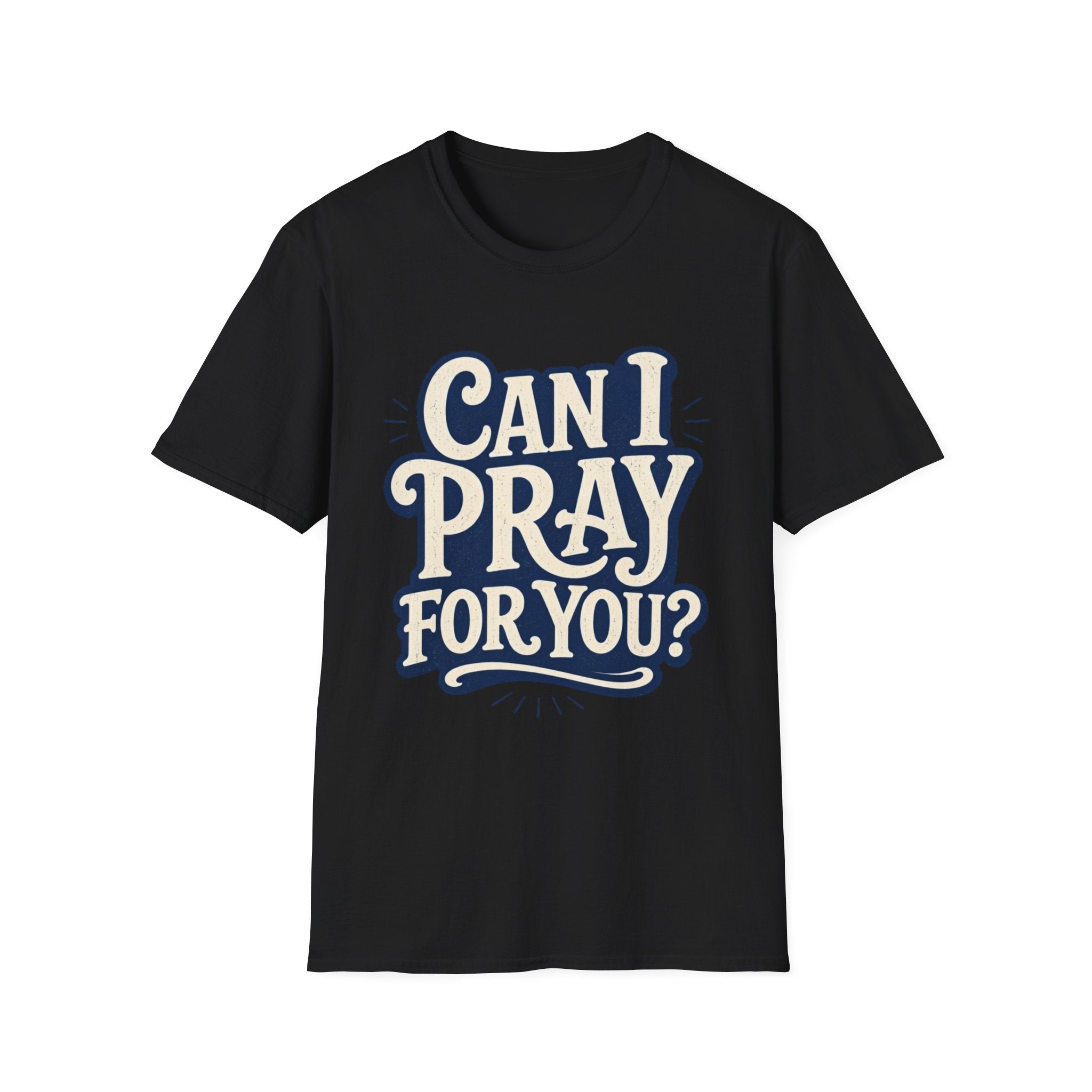 Can I Pray for You Bubble Letter T-Shirt