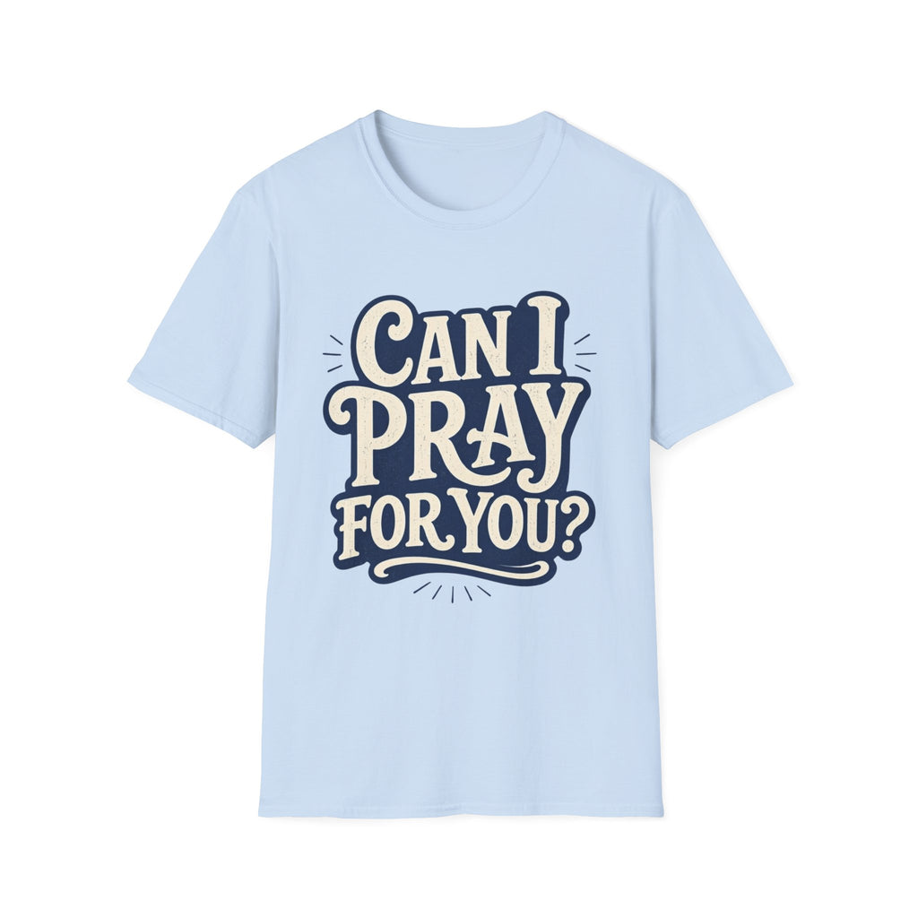 Can I Pray for You Bubble Letter T-Shirt