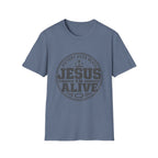 Jesus is Alive Badge T-Shirt
