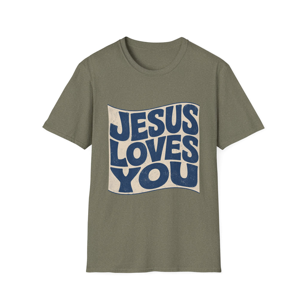 Jesus Loves You Wave T-Shirt