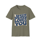 Jesus Loves You Wave T-Shirt