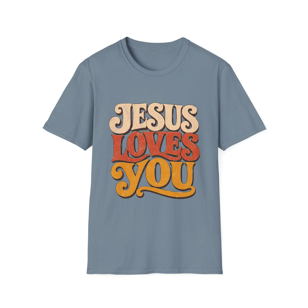 Jesus Loves You 70s T-Shirt
