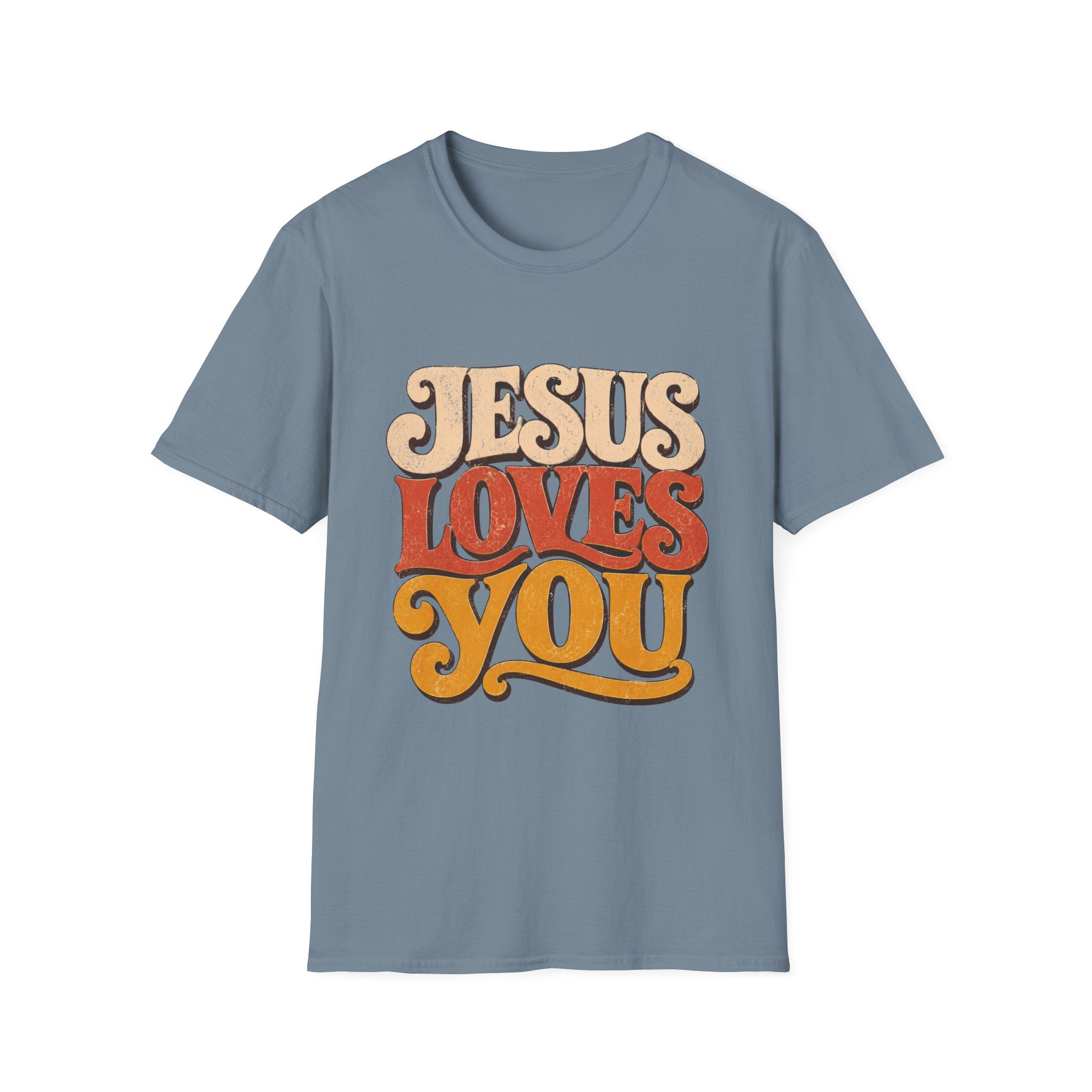 Jesus Loves You 70s T-Shirt