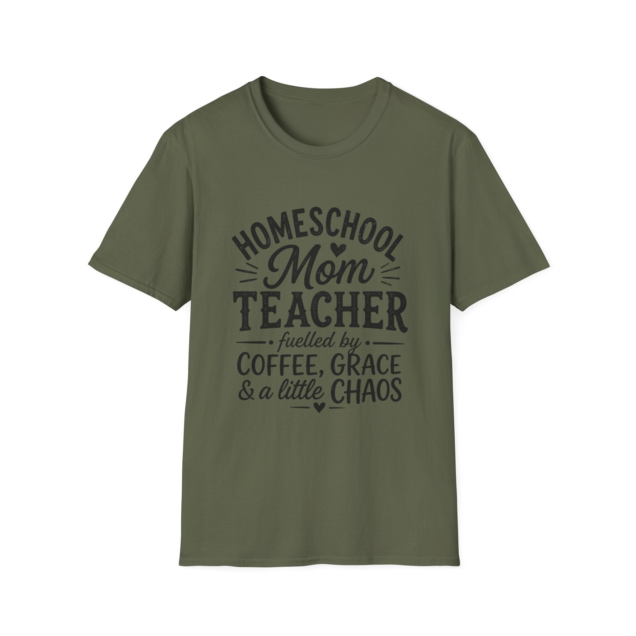 Homeschool Teacher, Coffee, Grace, Chaos T-Shirt
