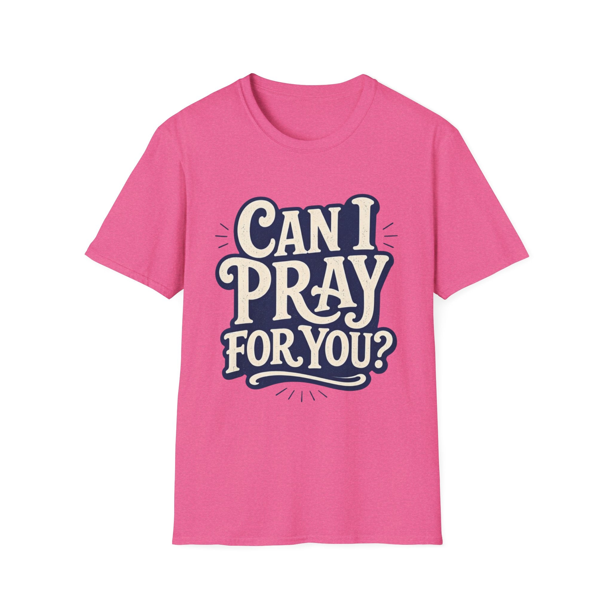 Can I Pray for You Bubble Letter T-Shirt