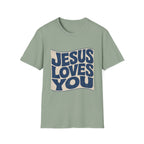 Jesus Loves You Wave T-Shirt