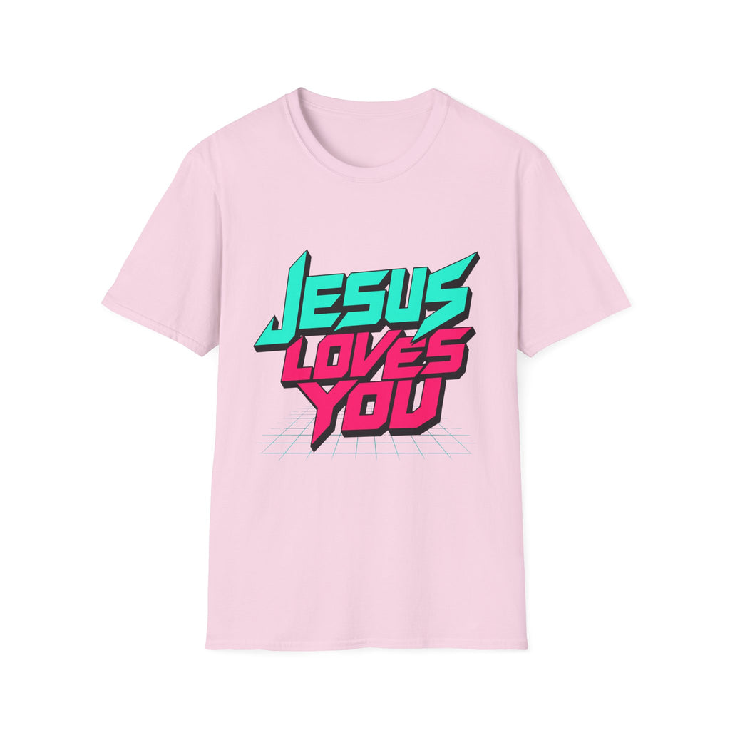 Jesus Loves You Retro T-Shirt