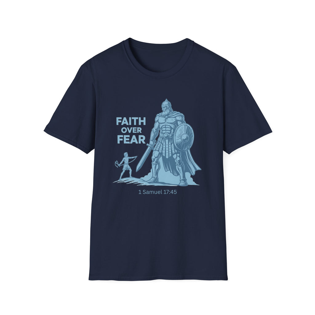 David And Goliath Faith over Fear T-Shirt