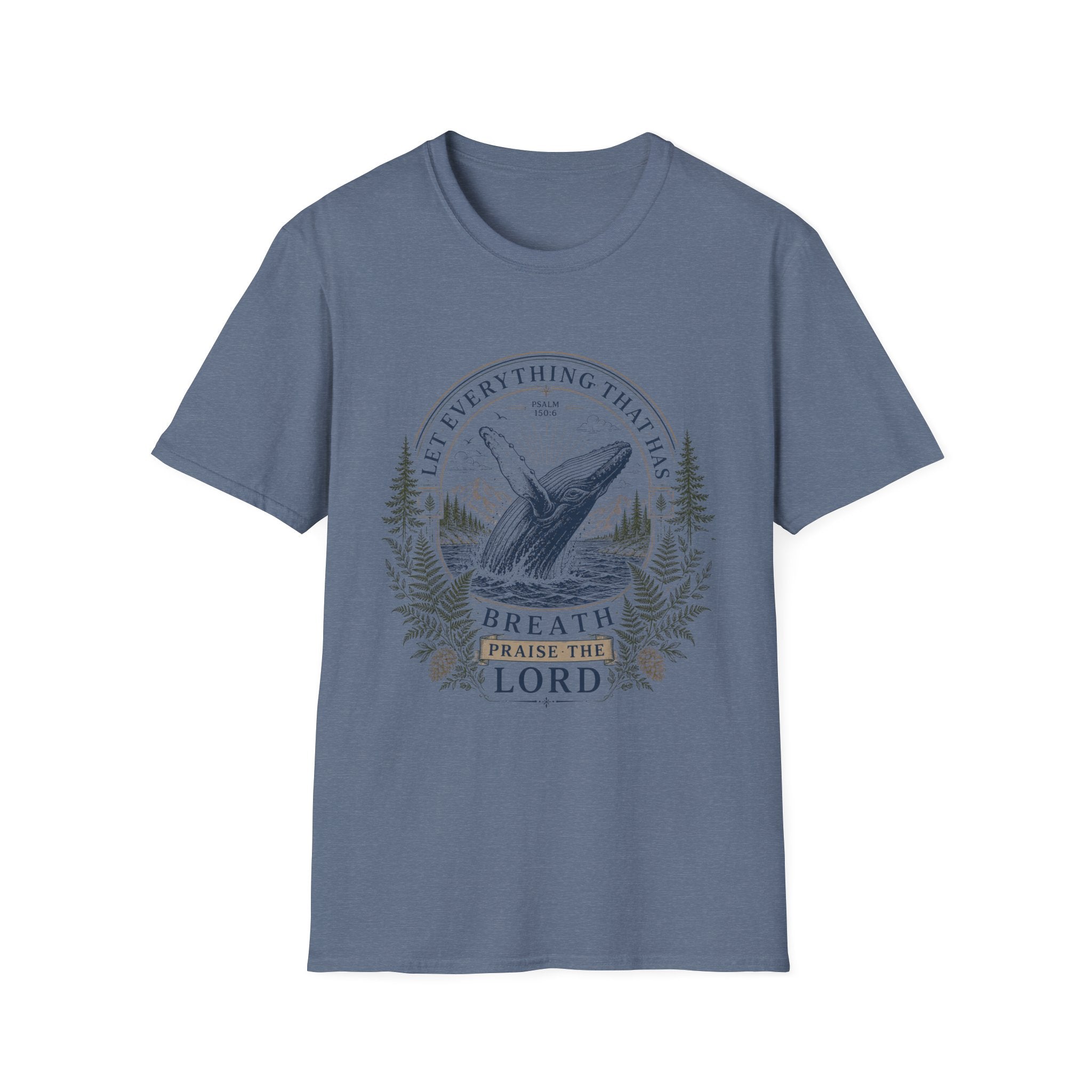 Let Everything that has Breath Prais the Lord Whale T-Shirt