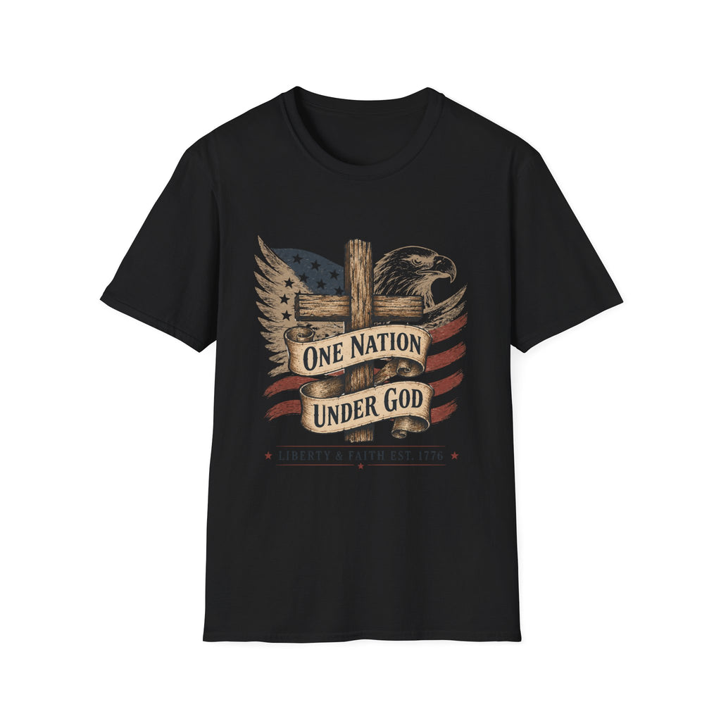 One Nation Under God Cross T-Shirt