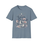 Loves Jesus And America Too Guitar T-Shirt