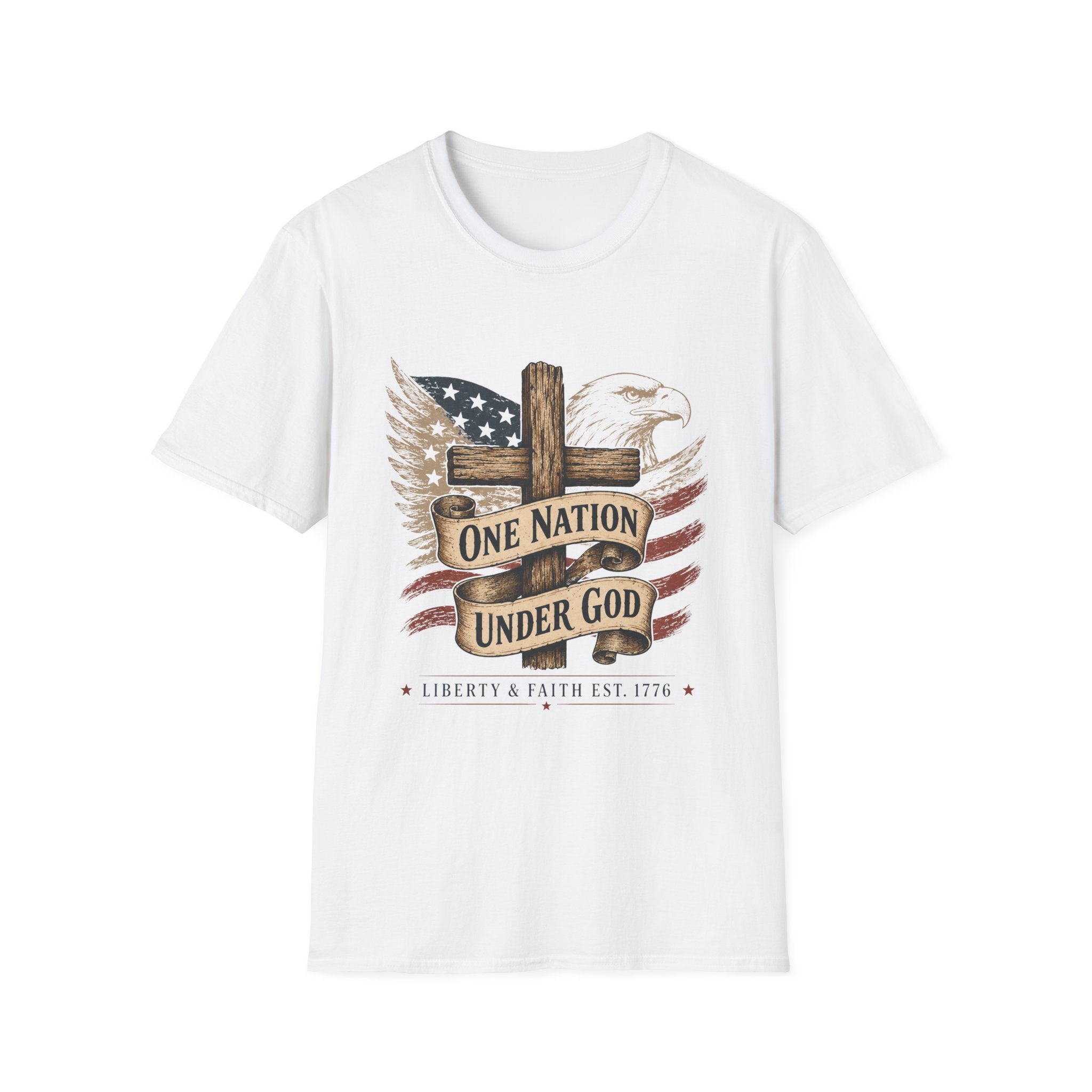 One Nation Under God Cross T-Shirt