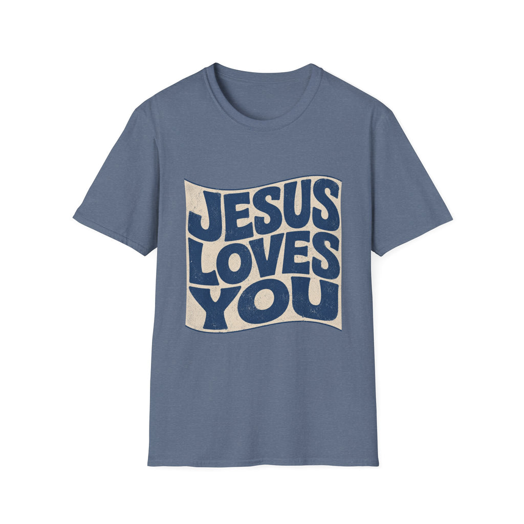 Jesus Loves You Wave T-Shirt