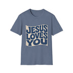 Jesus Loves You Wave T-Shirt