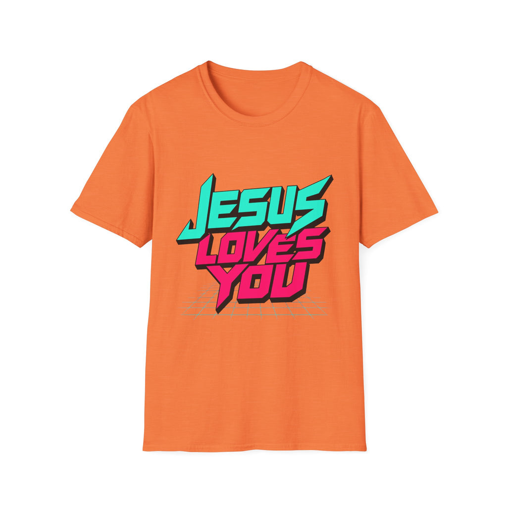 Jesus Loves You Retro T-Shirt