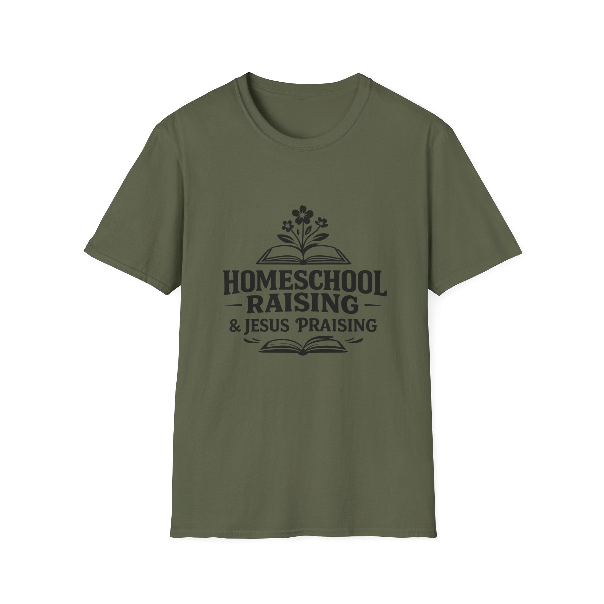 Homeschool Raising Jesus Praising T-Shirt