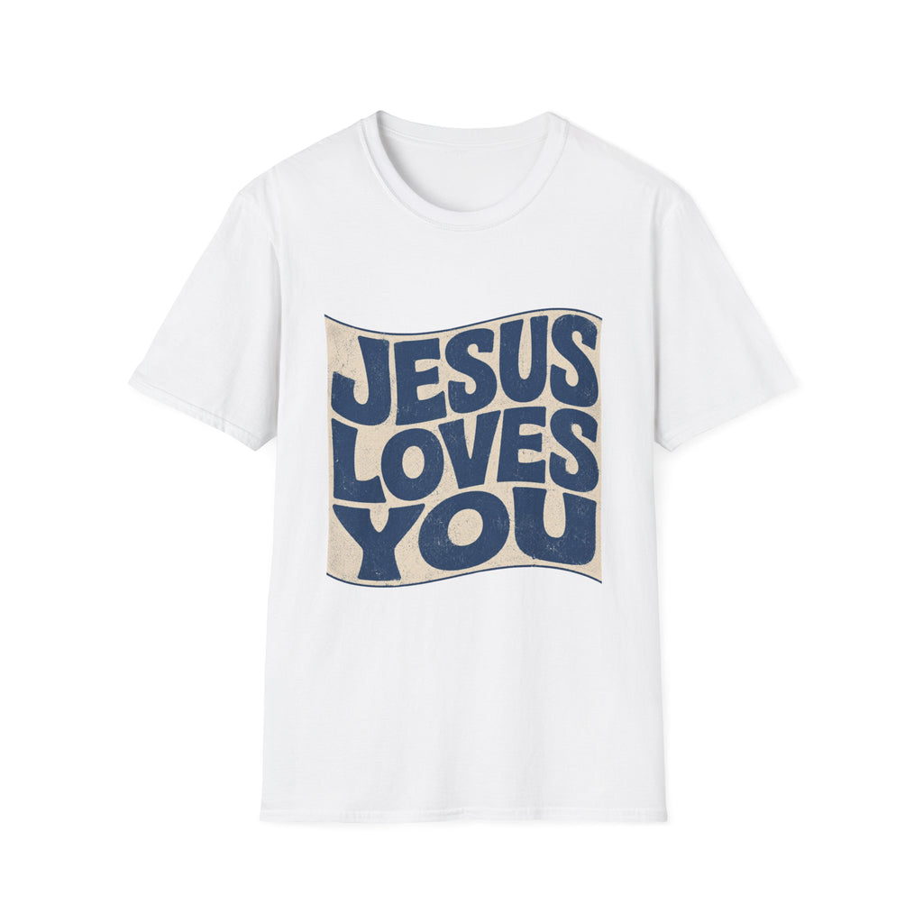 Jesus Loves You Wave T-Shirt