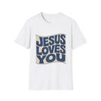 Jesus Loves You Wave T-Shirt