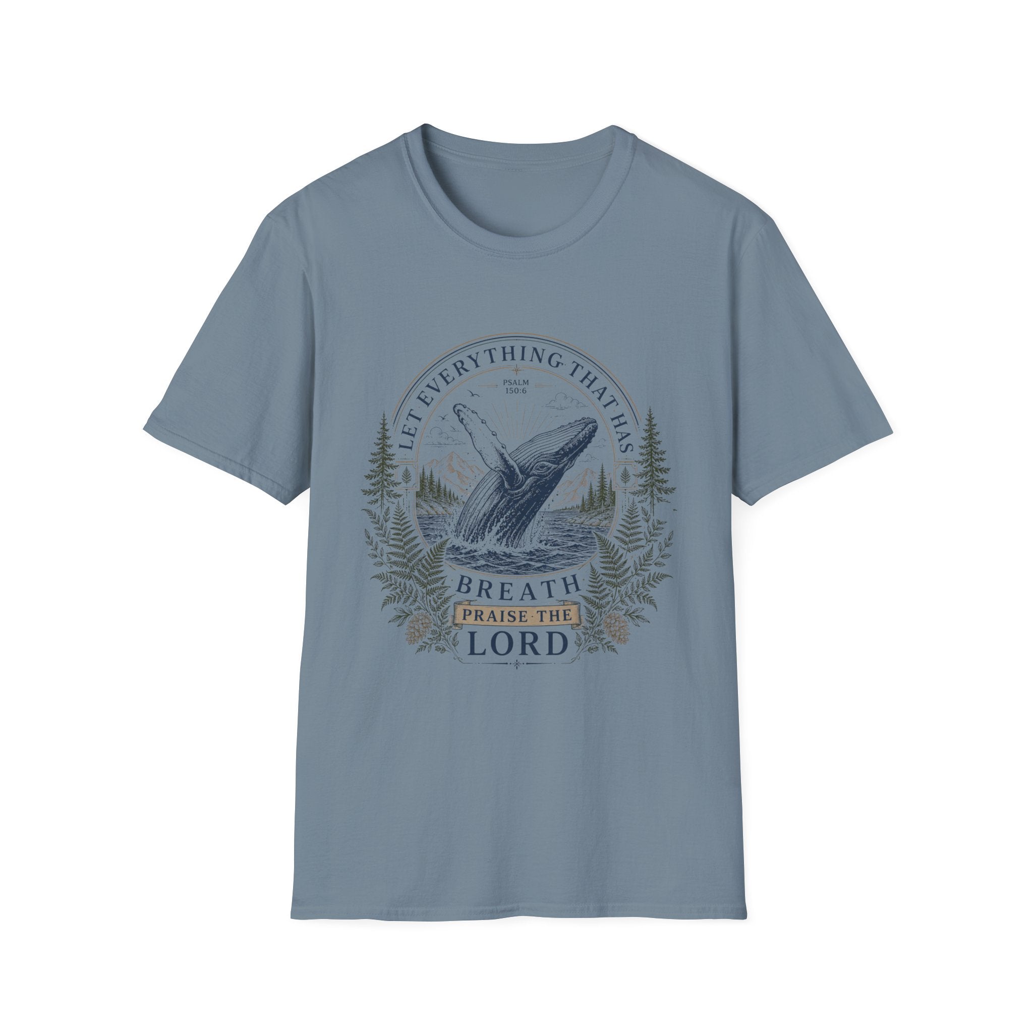 Let Everything that has Breath Prais the Lord Whale T-Shirt