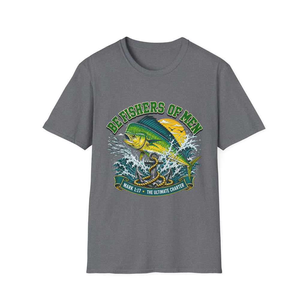 Mahi and Anchor Fisher of Men T-Shirt