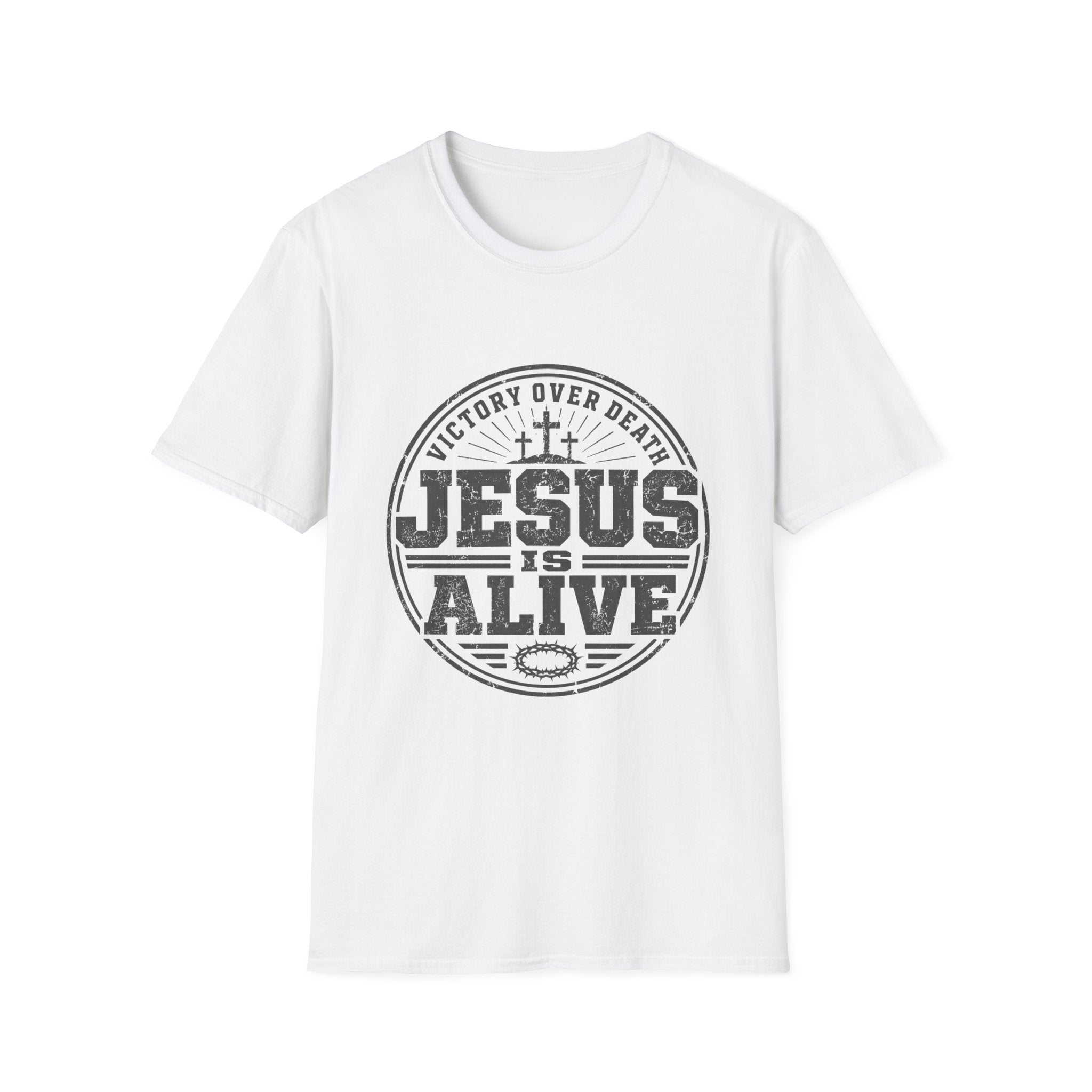 Jesus is Alive Badge T-Shirt
