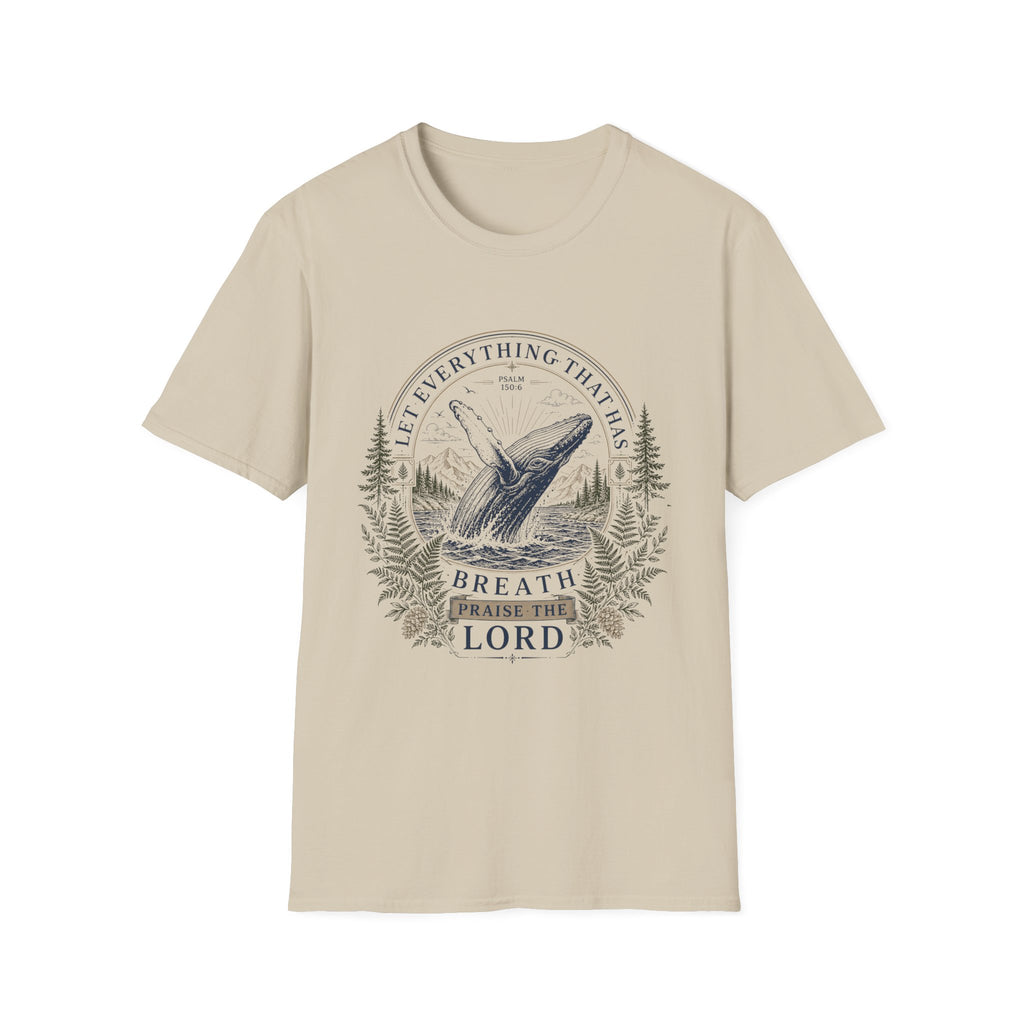 Let Everything that has Breath Prais the Lord Whale T-Shirt