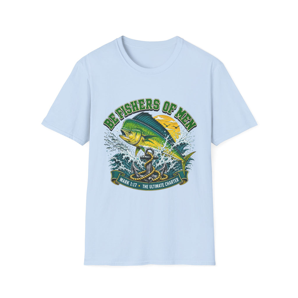 Mahi and Anchor Fisher of Men T-Shirt