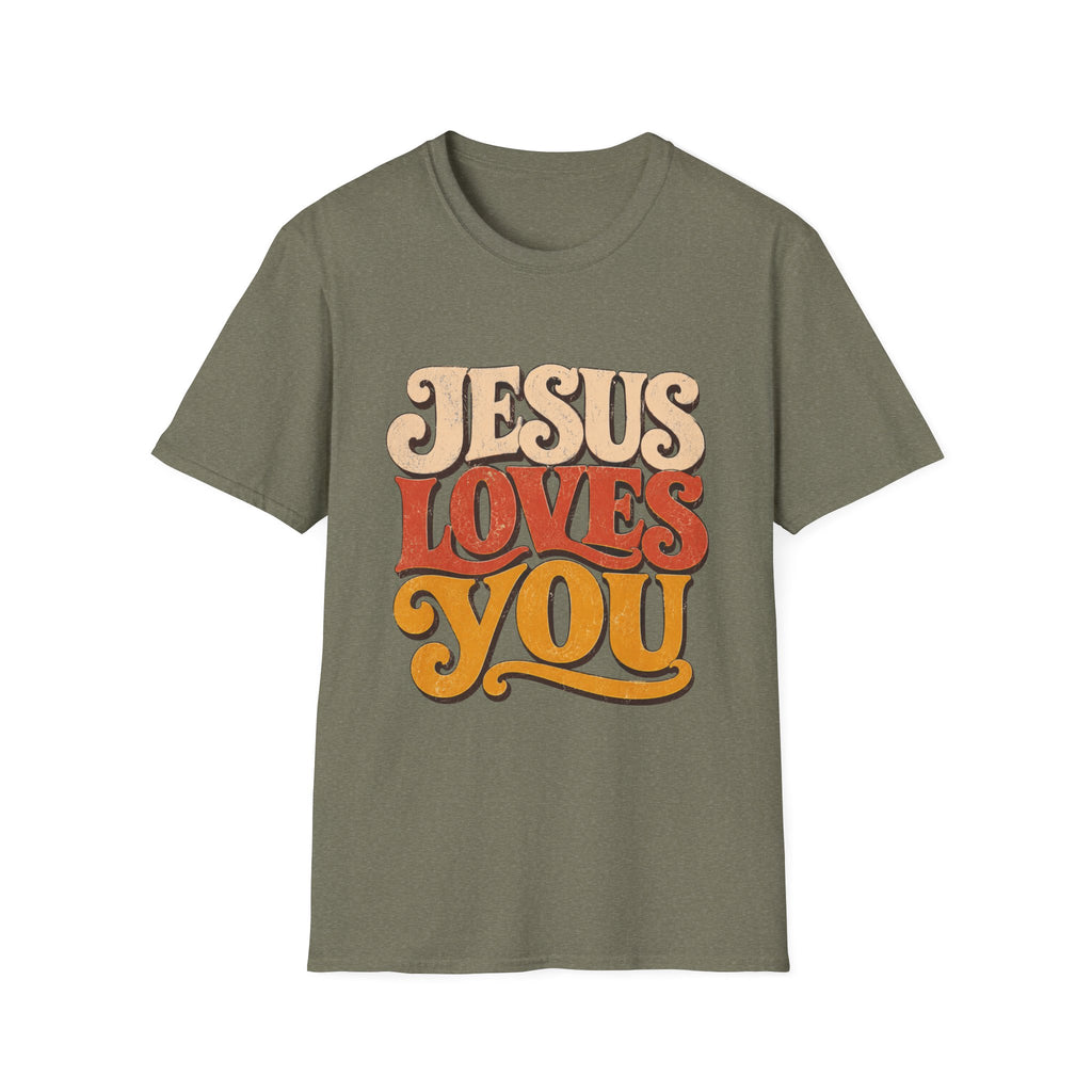 Jesus Loves You 70s T-Shirt