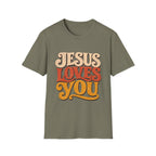 Jesus Loves You 70s T-Shirt