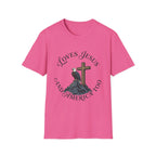 Loves Jesus and America Too Eagle and Cross T-Shirt