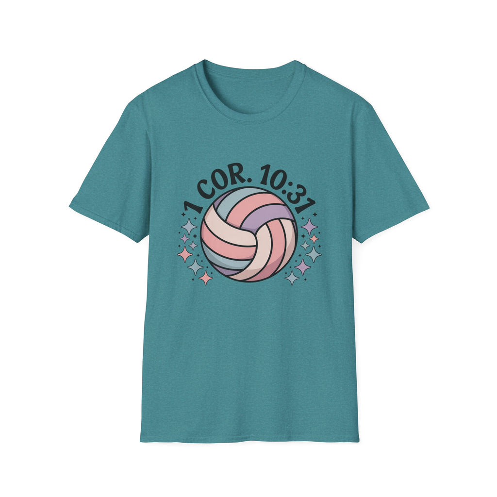 1 Corinthians 10:31 Volleyball  T-Shirt
