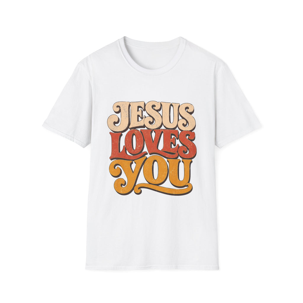 Jesus Loves You 70s T-Shirt