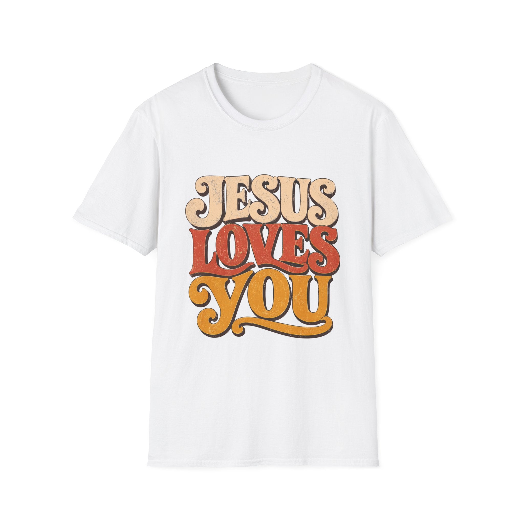 Jesus Loves You 70s T-Shirt