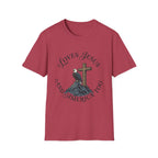 Loves Jesus and America Too Eagle and Cross T-Shirt