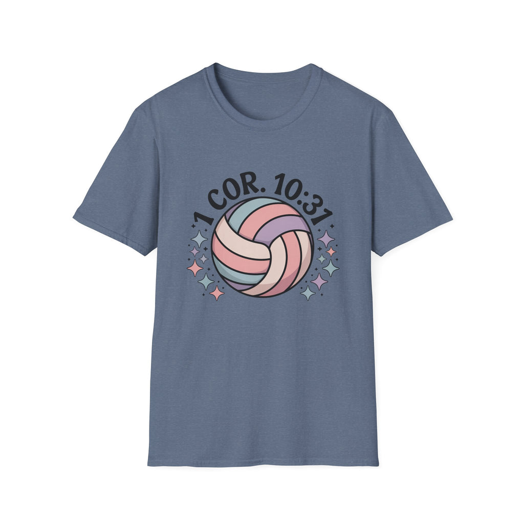 1 Corinthians 10:31 Volleyball  T-Shirt