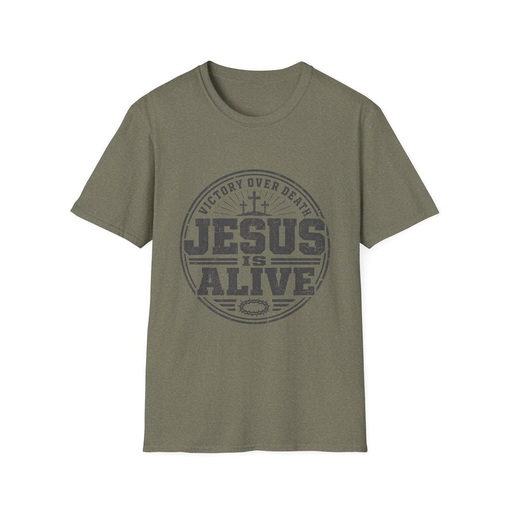 Jesus is Alive Badge T-Shirt