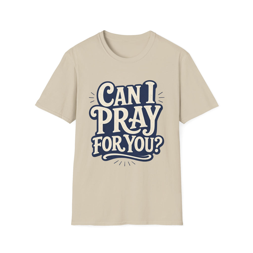 Can I Pray for You Bubble Letter T-Shirt