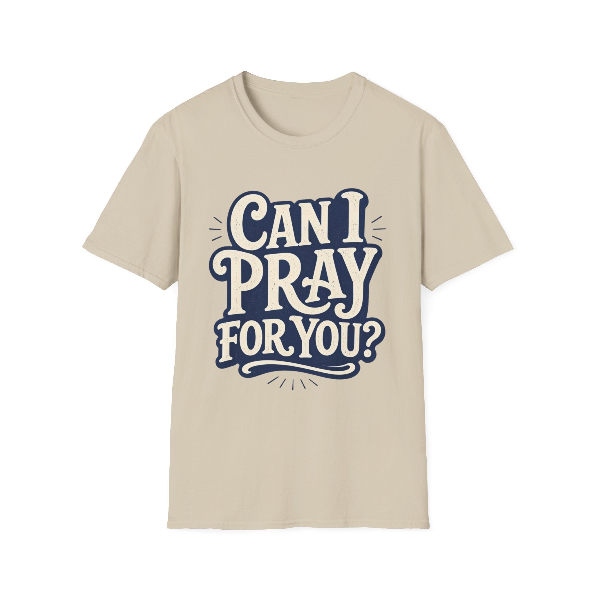 Can I Pray for You Bubble Letter T-Shirt