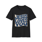 Jesus Loves You Wave T-Shirt