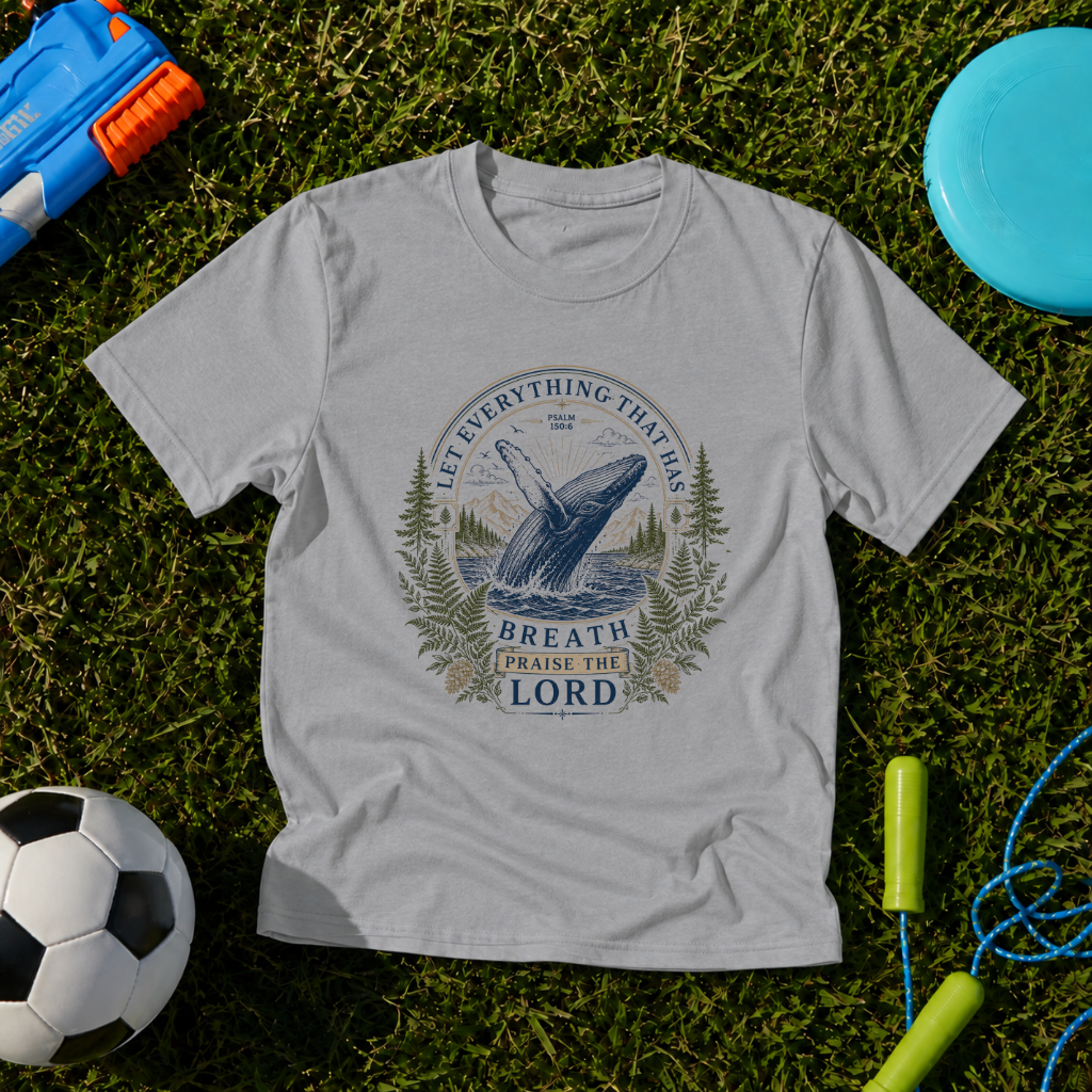 Youth "Let Everything That Has Breath" Whale T-Shirt