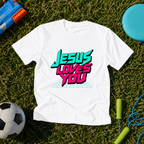 Youth Retro "Jesus Loves You" T-Shirt