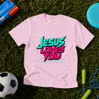 Youth Retro "Jesus Loves You" T-Shirt