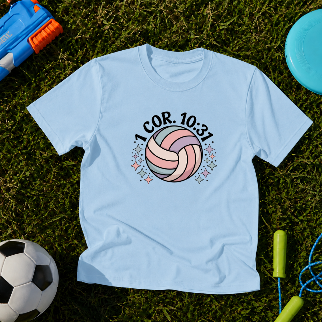 Youth Volleyball "1 Cor 10:31" T-Shirt