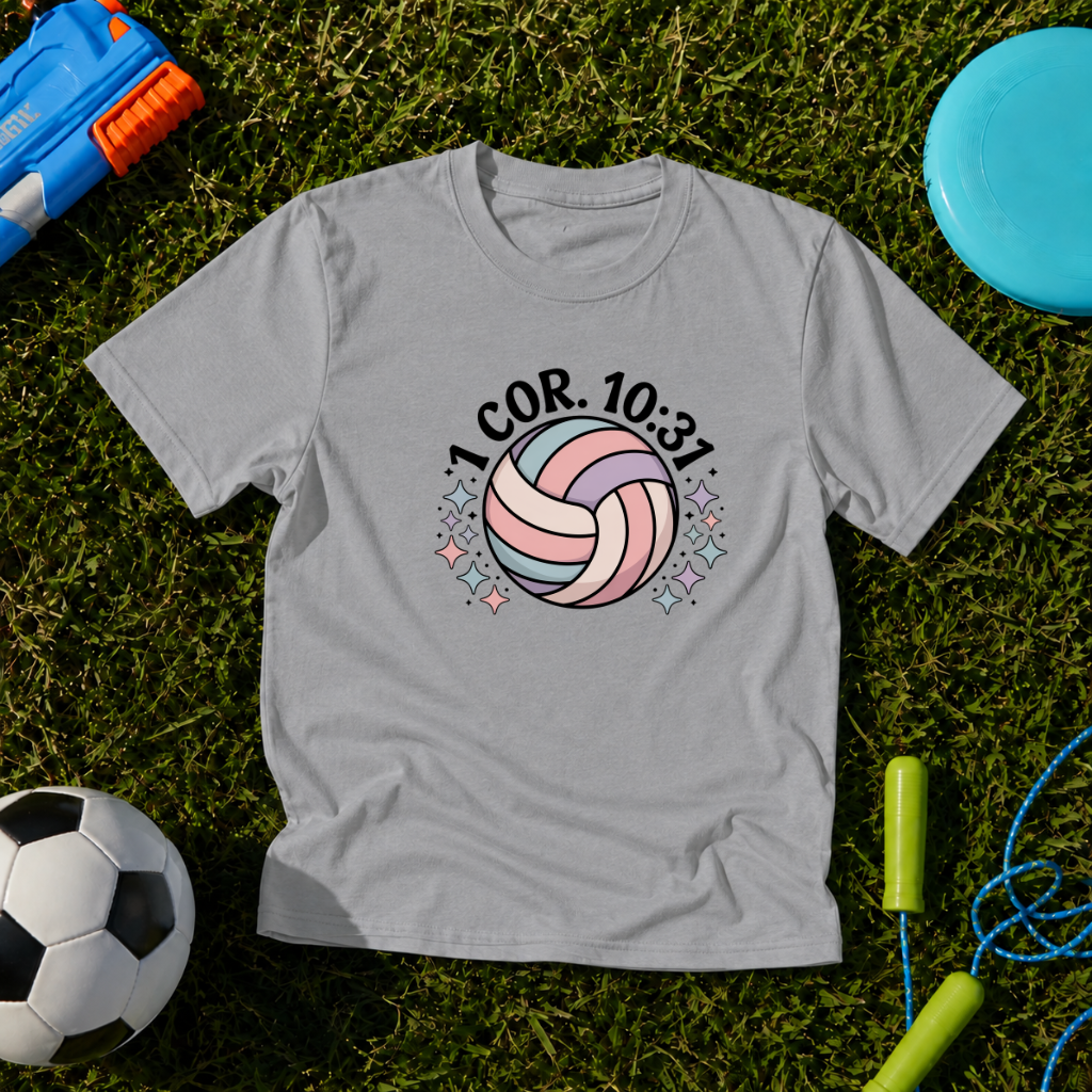 Youth Volleyball "1 Cor 10:31" T-Shirt
