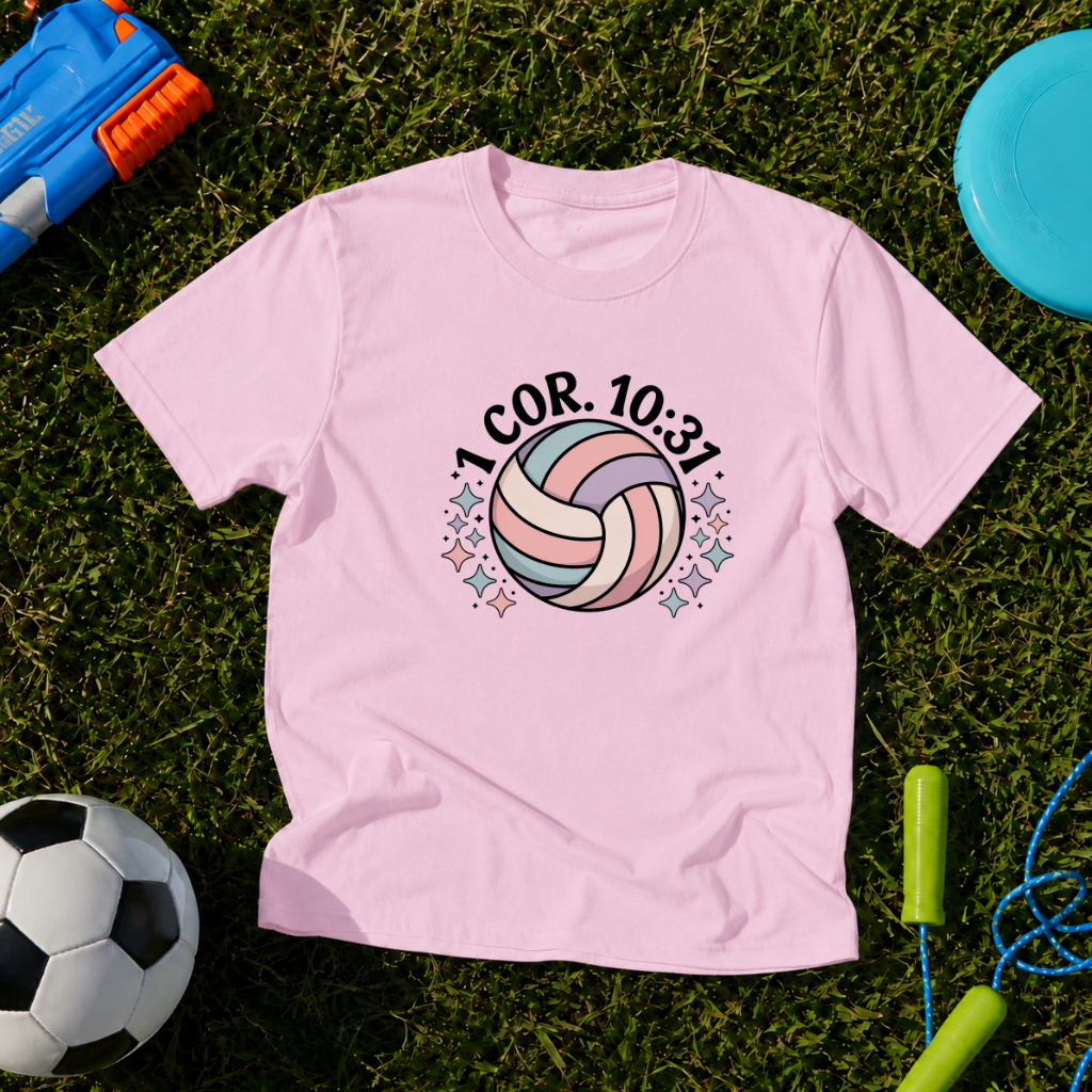 Youth Volleyball "1 Cor 10:31" T-Shirt
