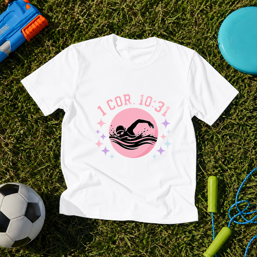 Youth Swim "1 Cor 10:31" T-Shirt