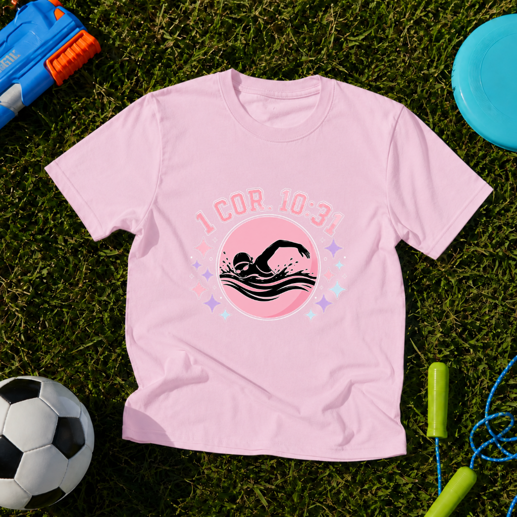Youth Swim "1 Cor 10:31" T-Shirt