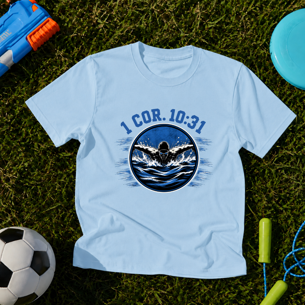Youth Swim Team "1 Cor 10:31" T-Shirt
