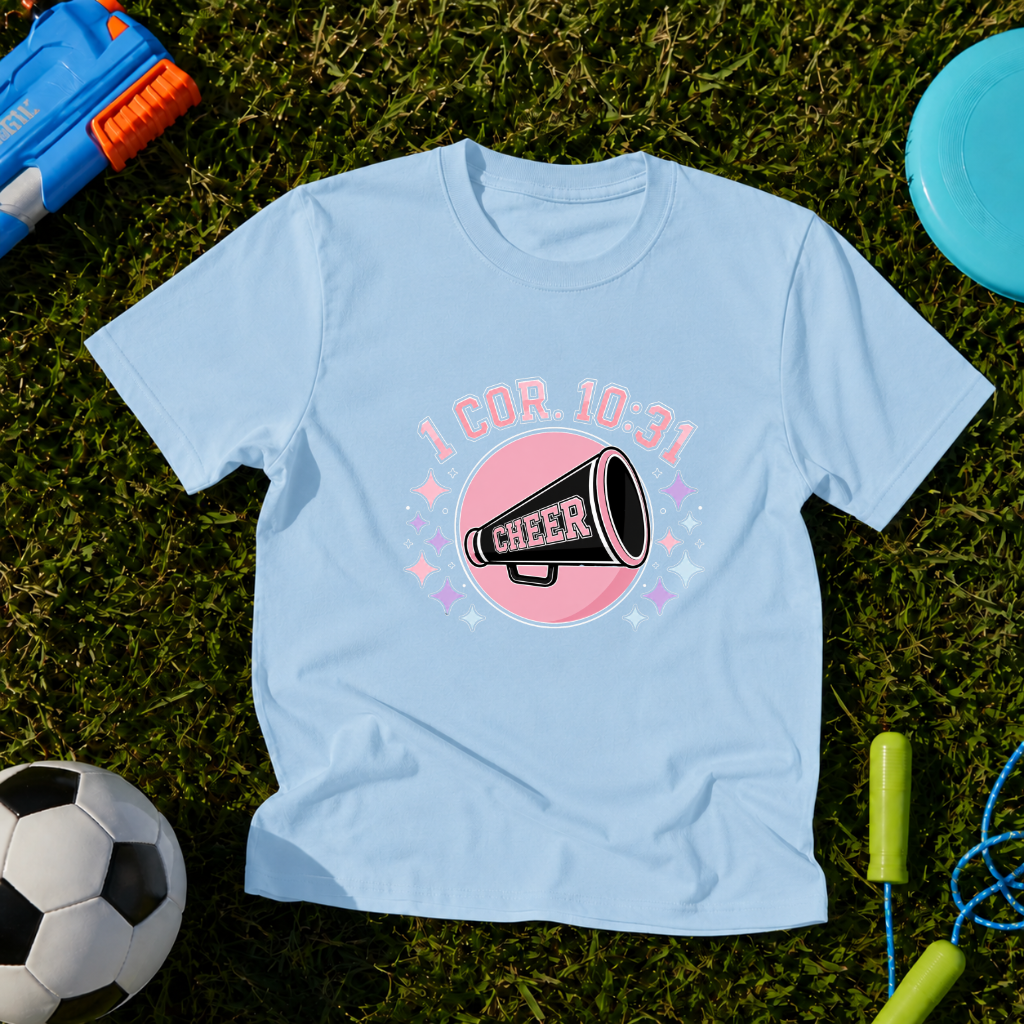 Youth Cheer "1 COR 10:31" T-Shirt